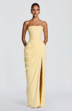 Siobhan Maxi Dress - Lemon