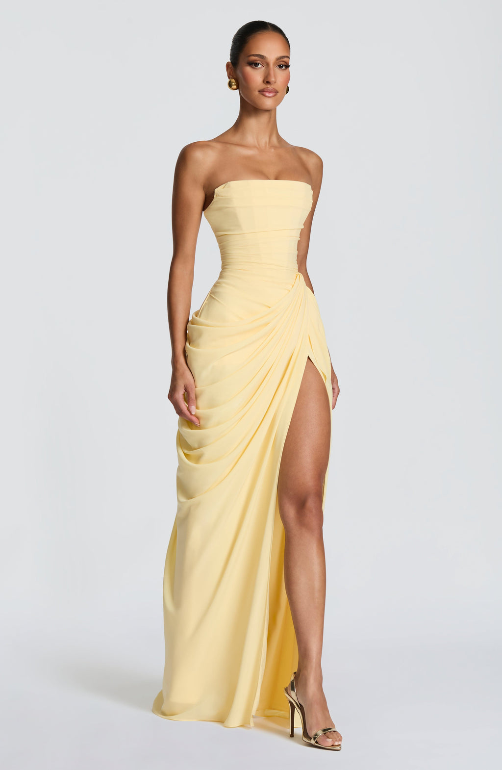 Siobhan Maxi Dress - Lemon