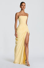 Siobhan Maxi Dress - Lemon