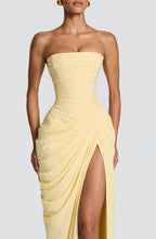Siobhan Maxi Dress - Lemon