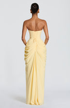 Siobhan Maxi Dress - Lemon