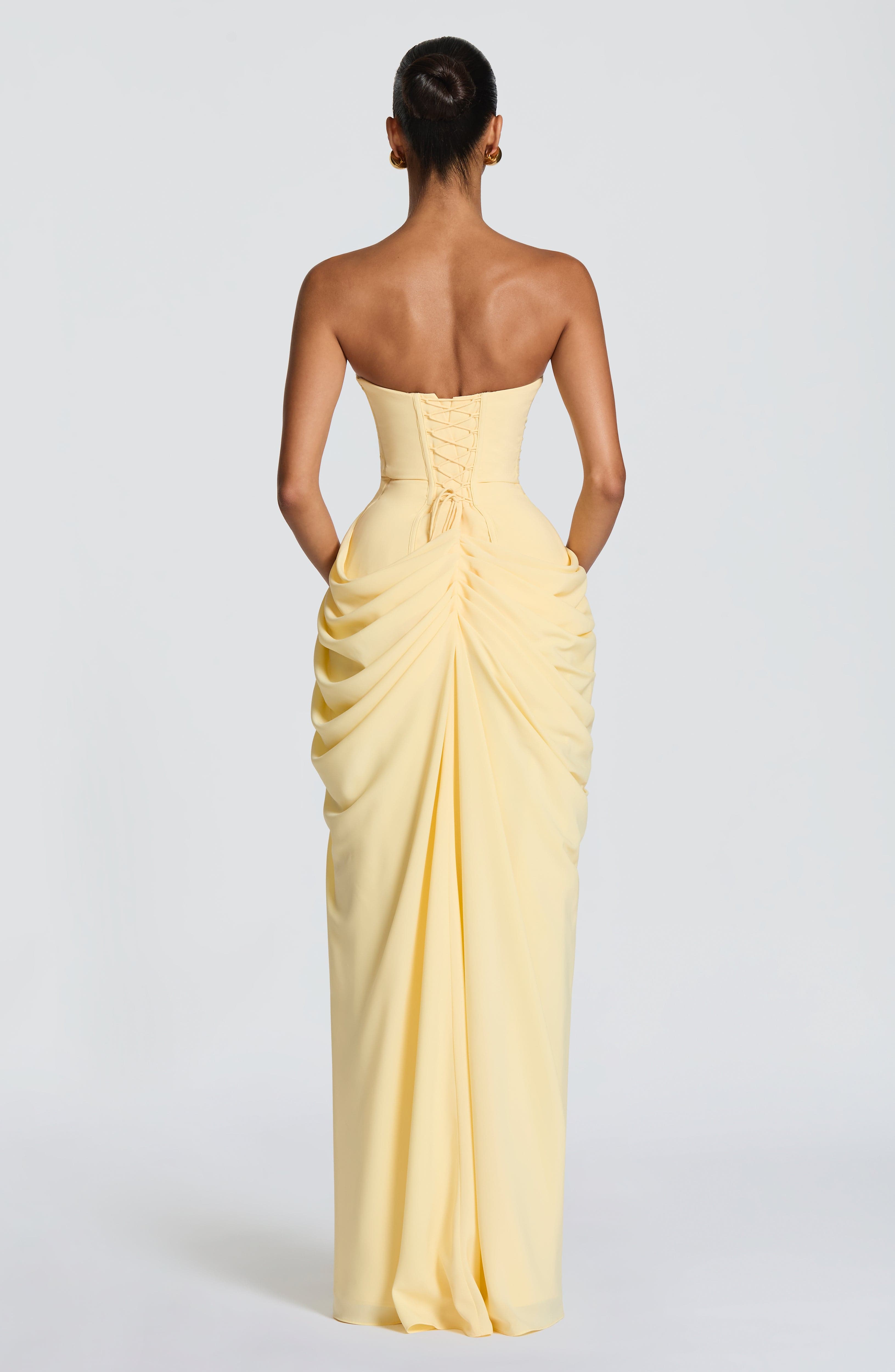 Siobhan Maxi Dress - Lemon