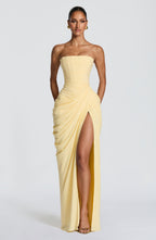 Siobhan Maxi Dress - Lemon