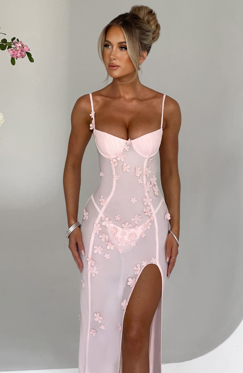 Sandra Maxi Dress - Blush
