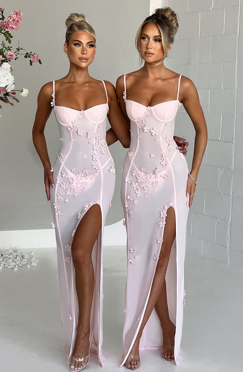 Sandra Maxi Dress - Blush
