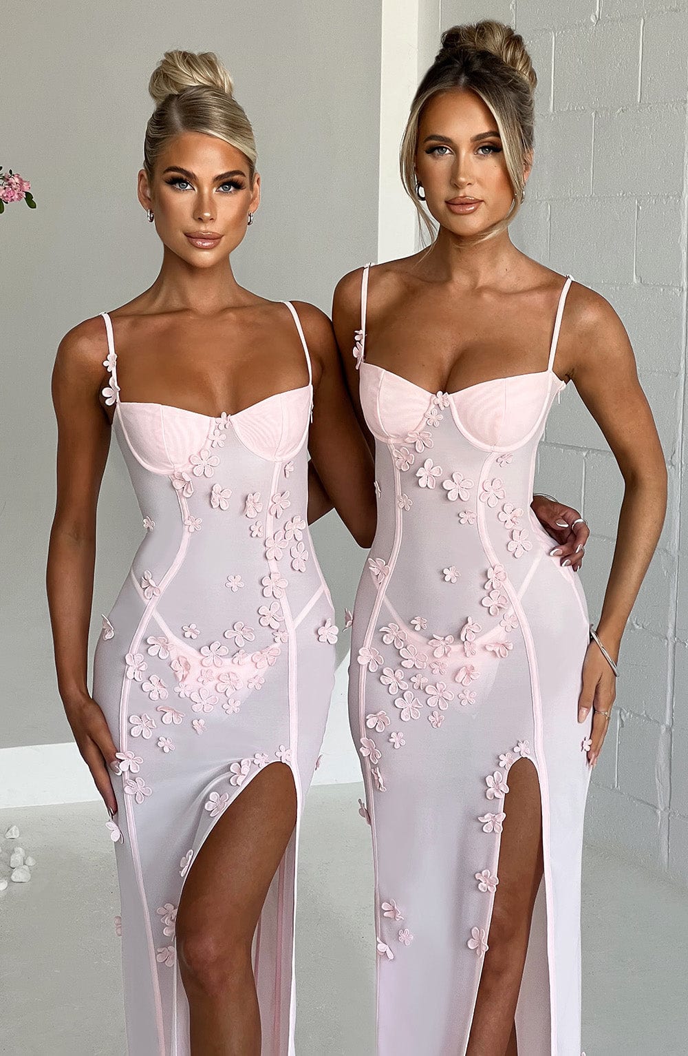 Sandra Maxi Dress - Blush