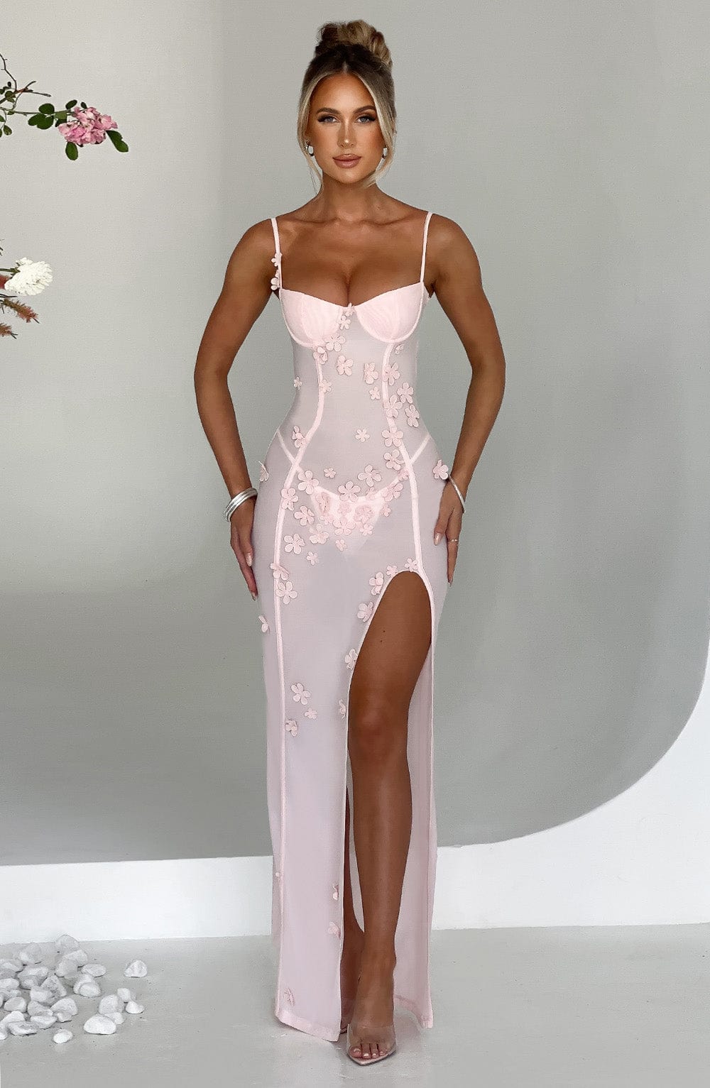 Sandra Maxi Dress - Blush