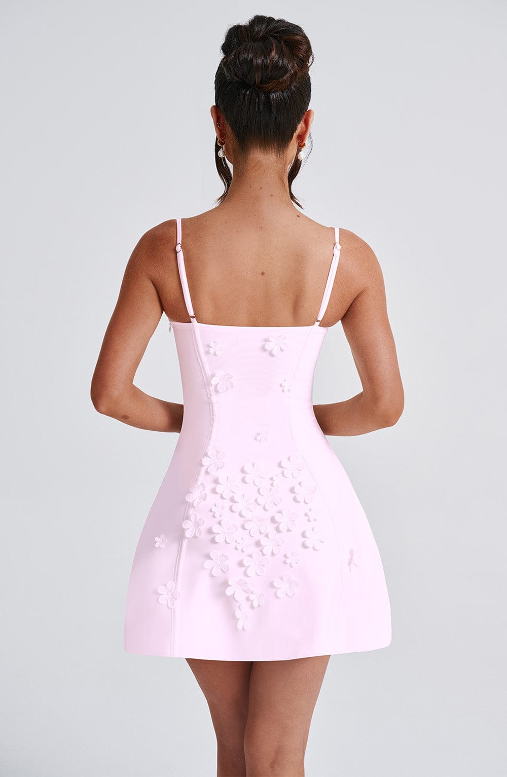 Adele Mini Dress - Blush