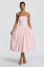 Natalie Midi Dress - Blush