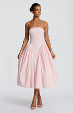 Natalie Midi Dress - Blush