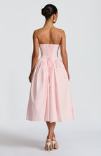 Natalie Midi Dress - Blush