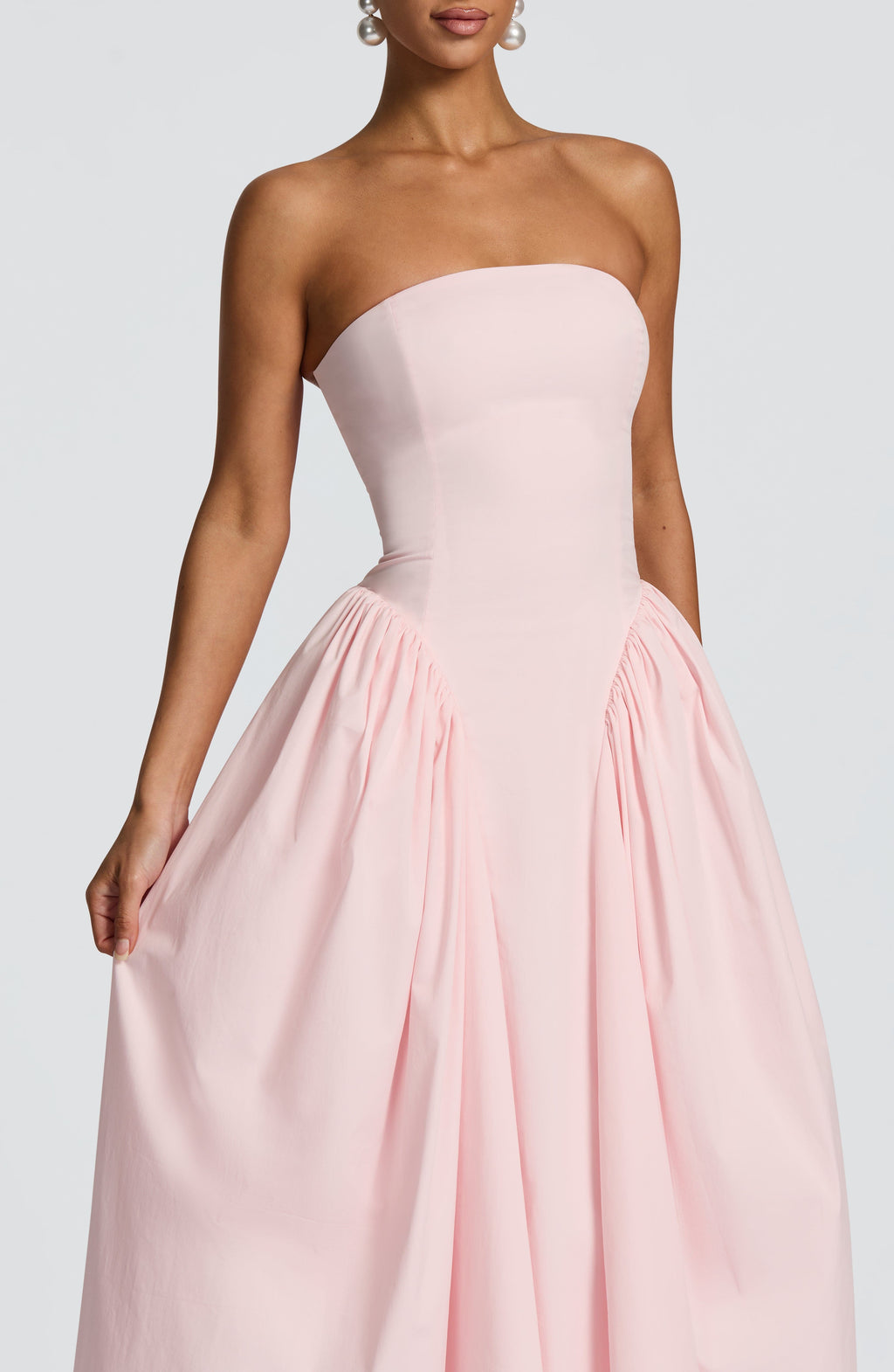 Natalie Midi Dress - Blush