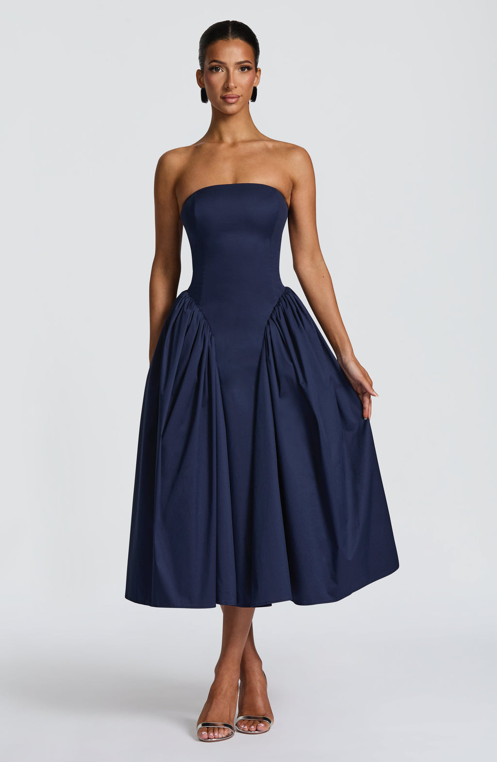 Natalie Midi Dress - Navy