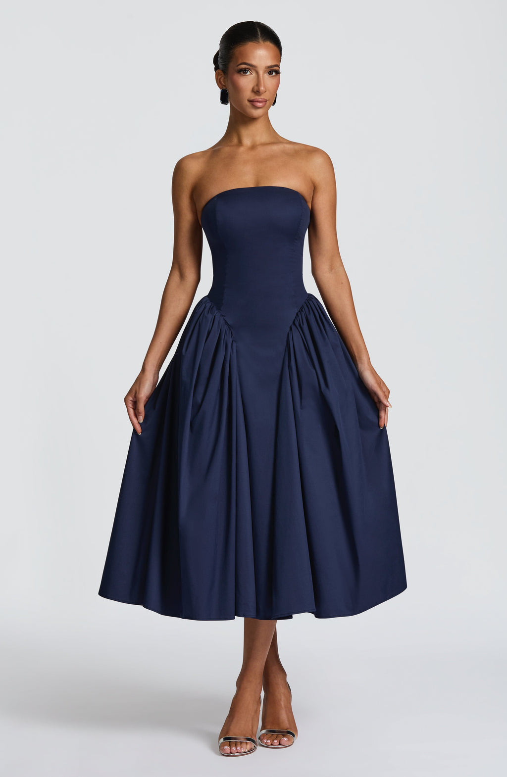 Natalie Midi Dress - Navy