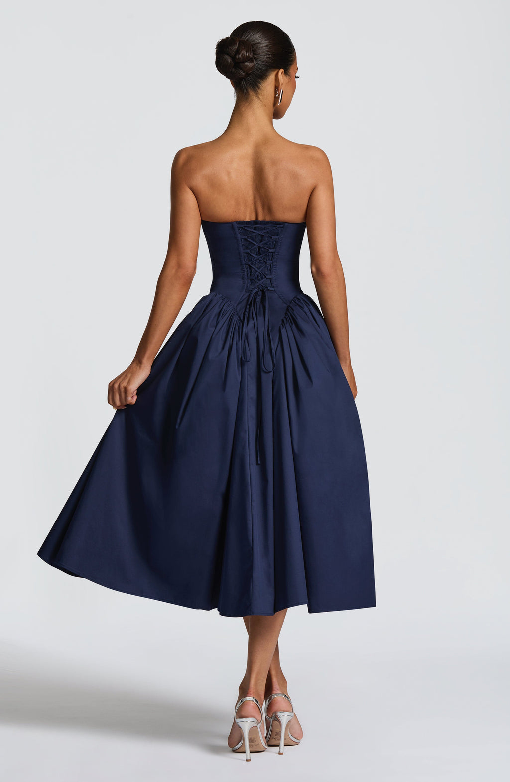 Natalie Midi Dress - Navy