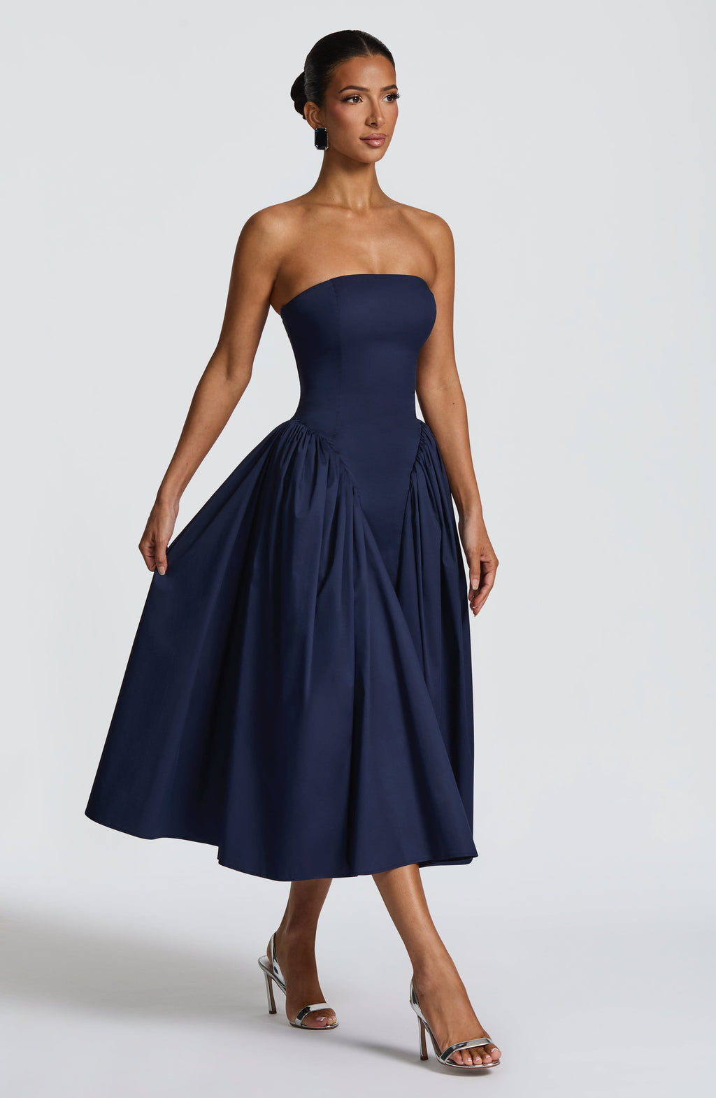 Natalie Midi Dress - Navy