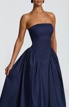 Natalie Midi Dress - Navy