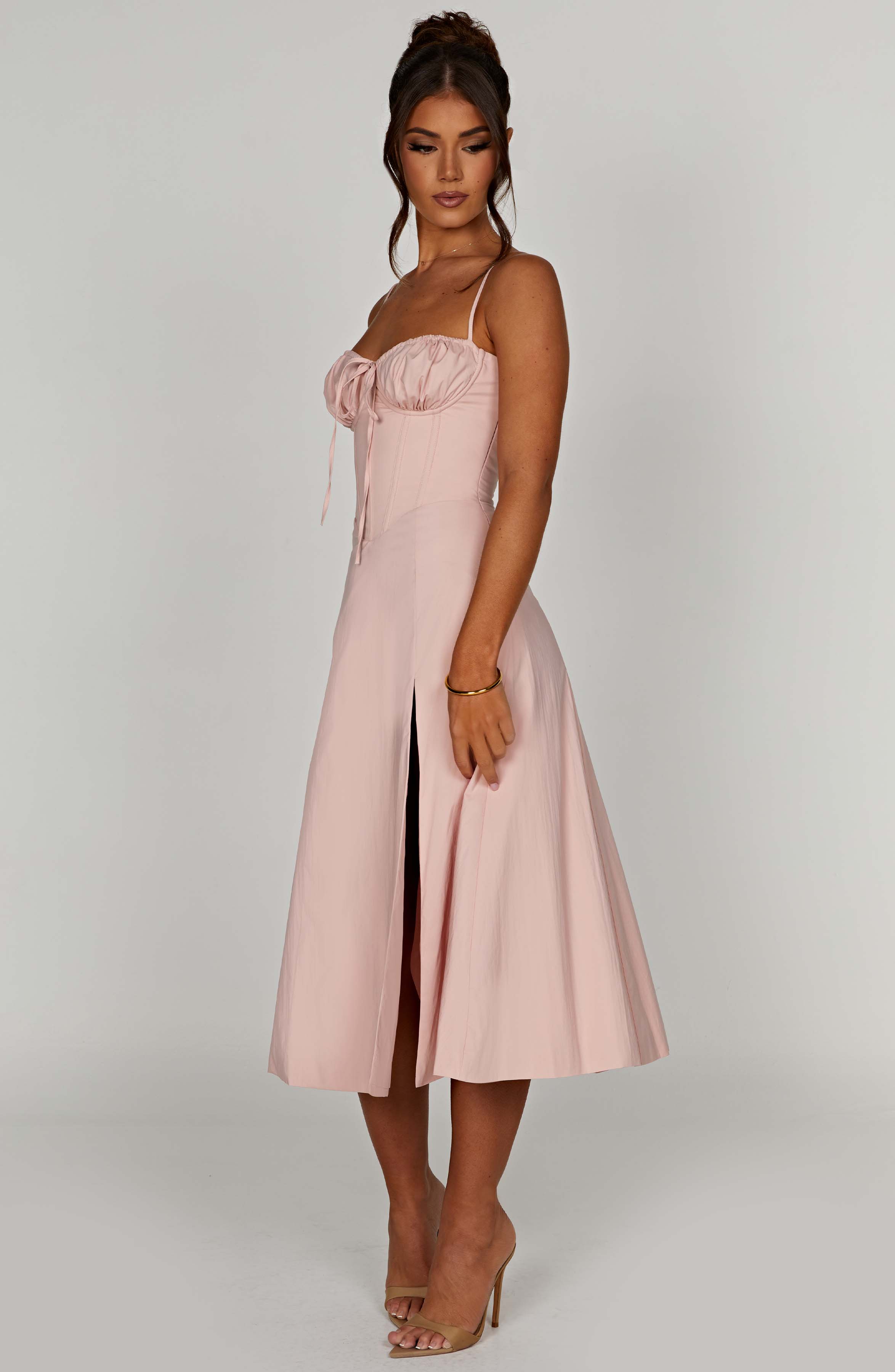 Lauren Midi Dress - Blush