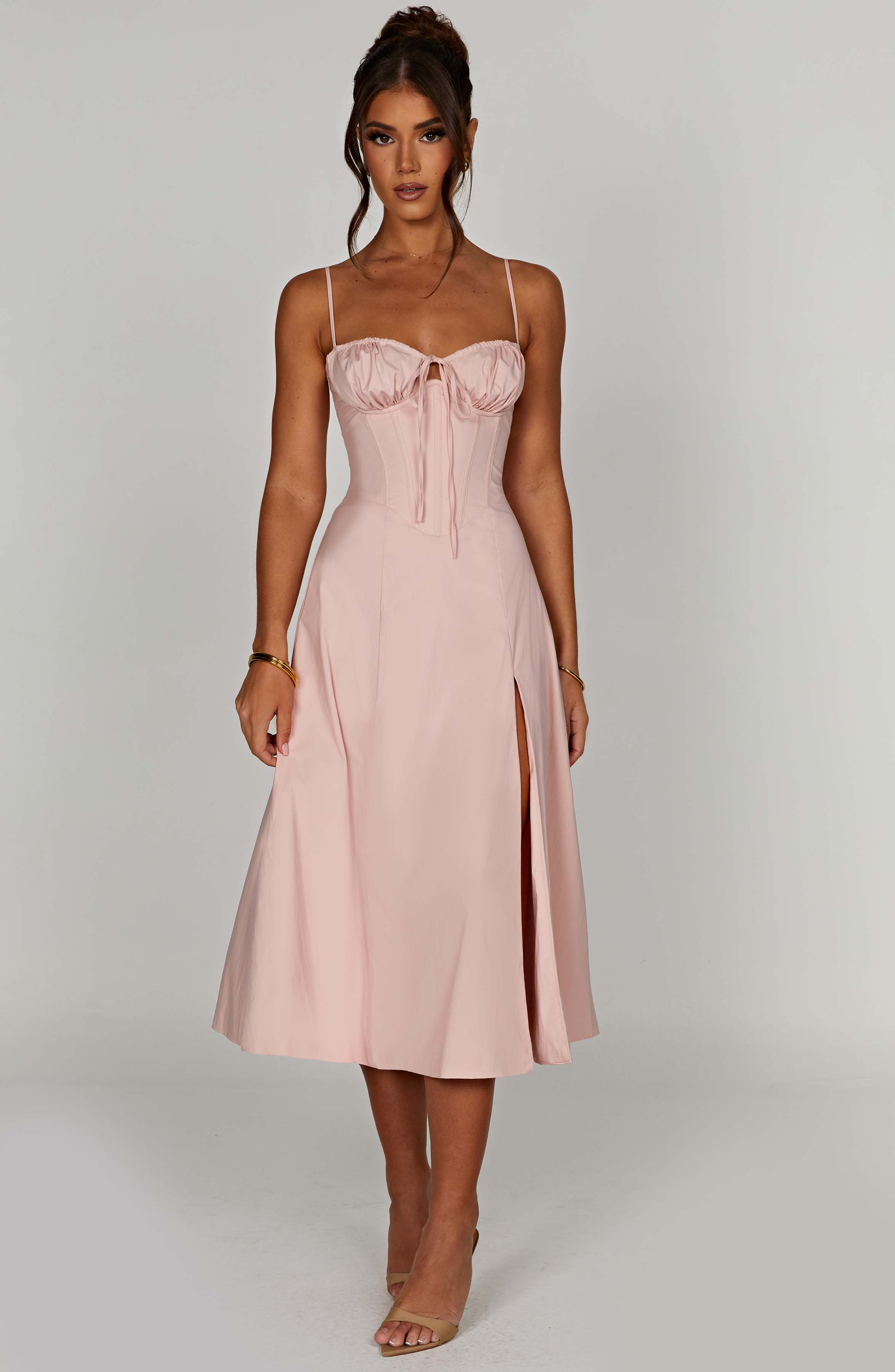 Lauren Midi Dress - Blush