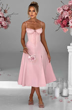 Lauren Midi Dress - Blush