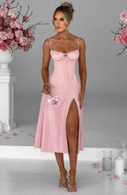 Lauren Midi Dress - Blush