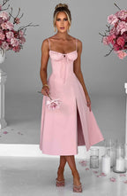 Lauren Midi Dress - Blush