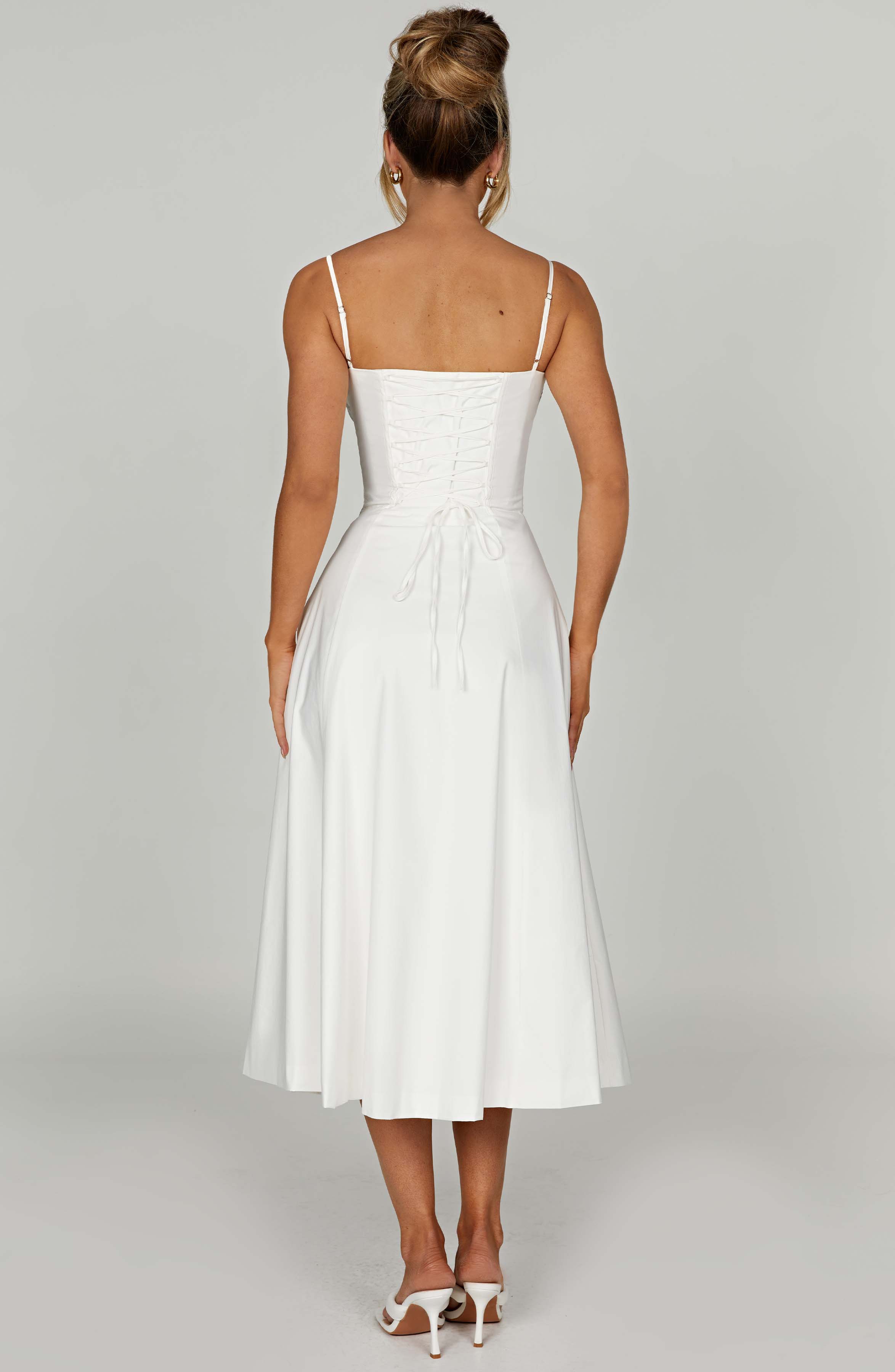 Amber Midi Dress - Ivory