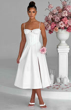 Emma Midi Dress - Ivory