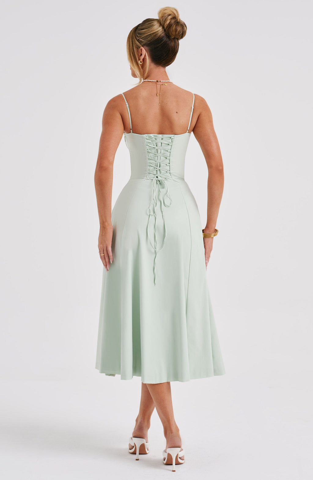 Daisy Midi Dress - Sage