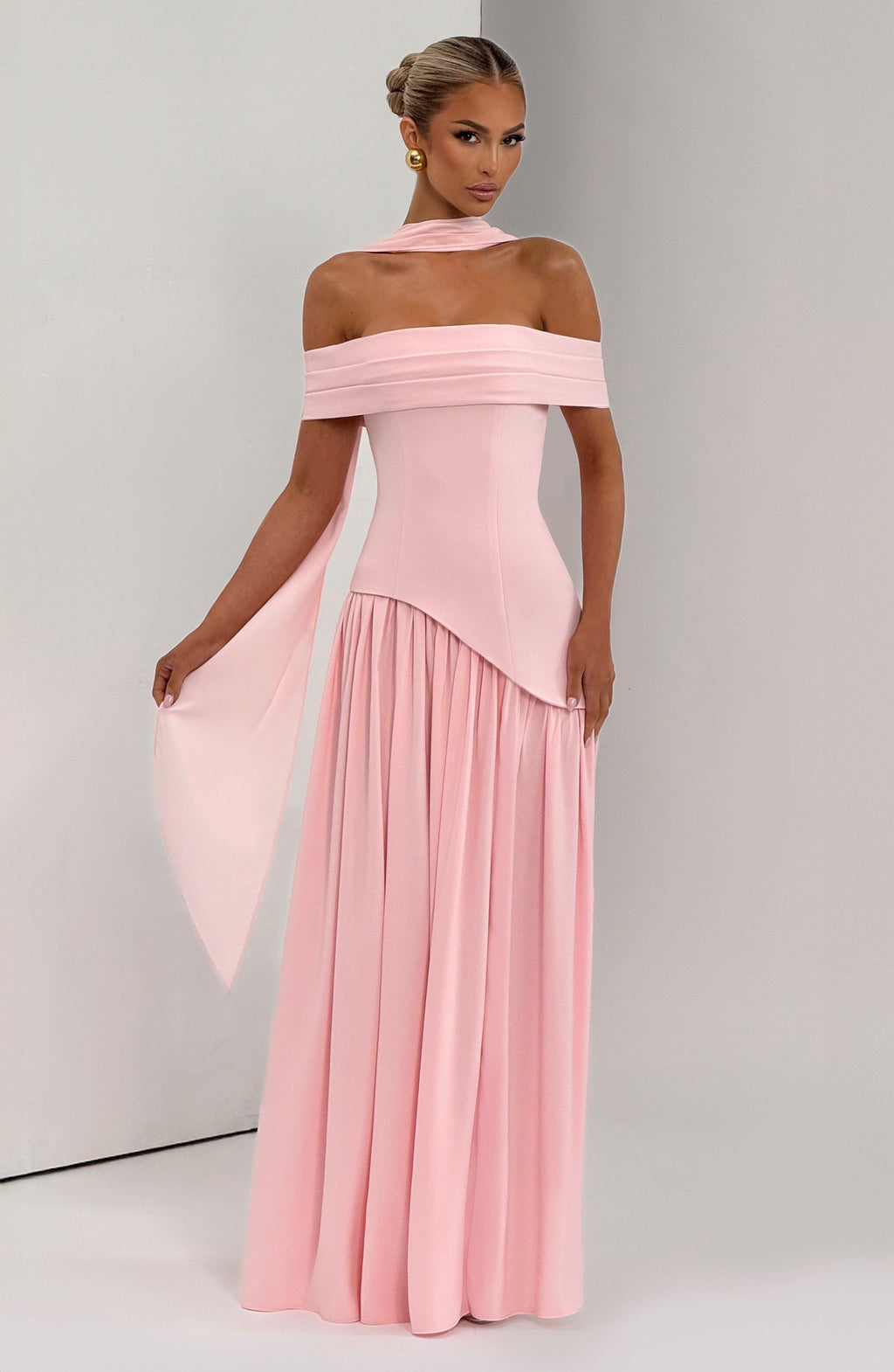 Norma Maxi Dress - Blush