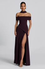 Norma Maxi Dress - Plum