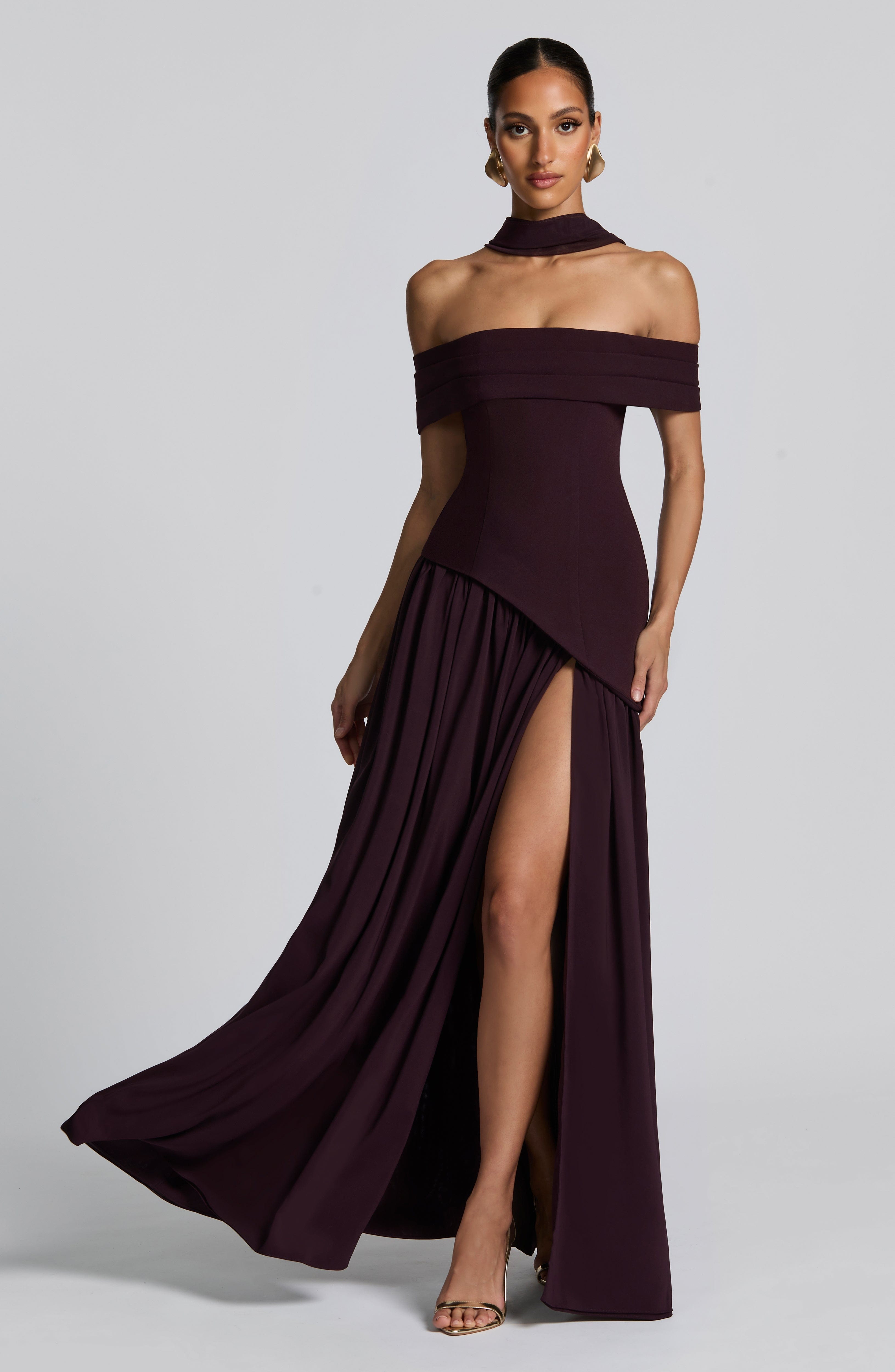 Norma Maxi Dress - Plum
