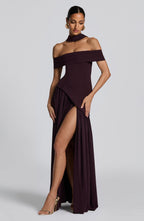 Norma Maxi Dress - Plum