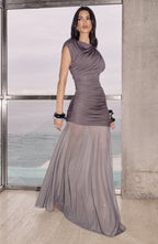 Talia Maxi Dress - Charcoal