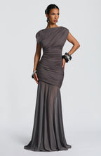 Talia Maxi Dress - Charcoal