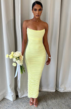 Gianna Maxi Dress - Lime