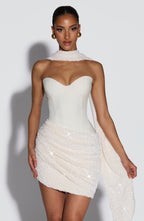 Charlotte Mini Dress - Ivory