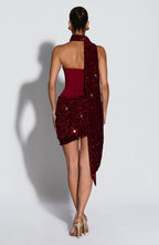 Charlotte Mini Dress - Wine