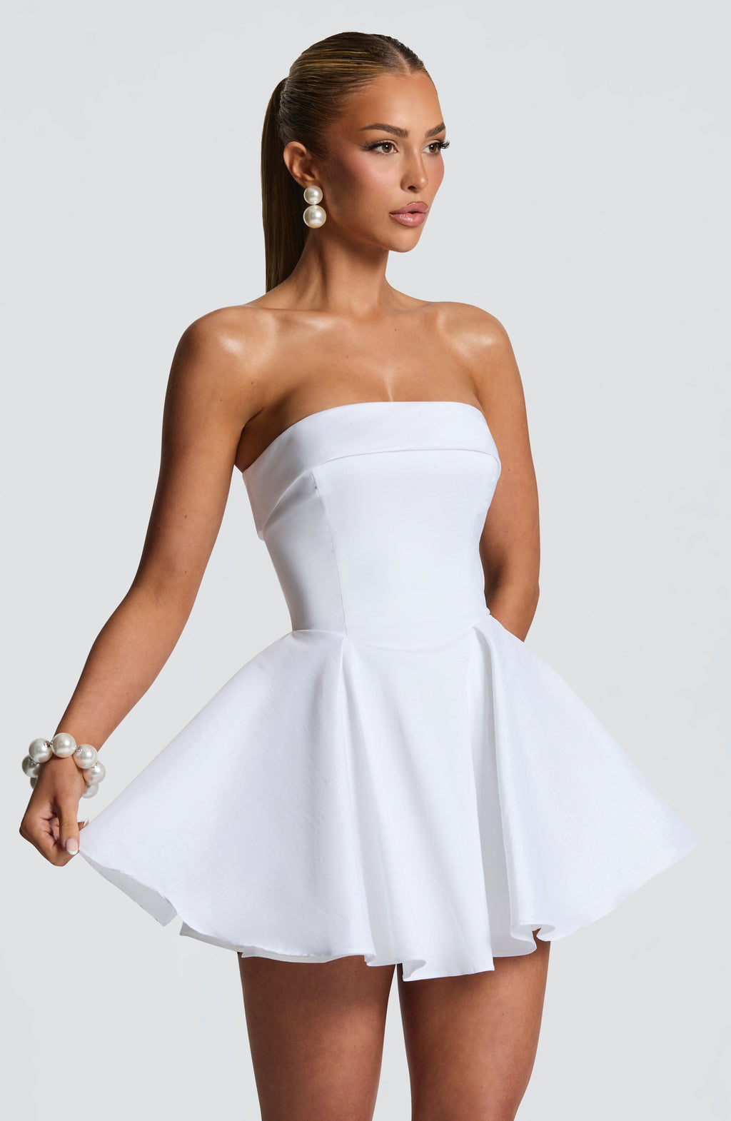 Emma Mini Dress - Ivory