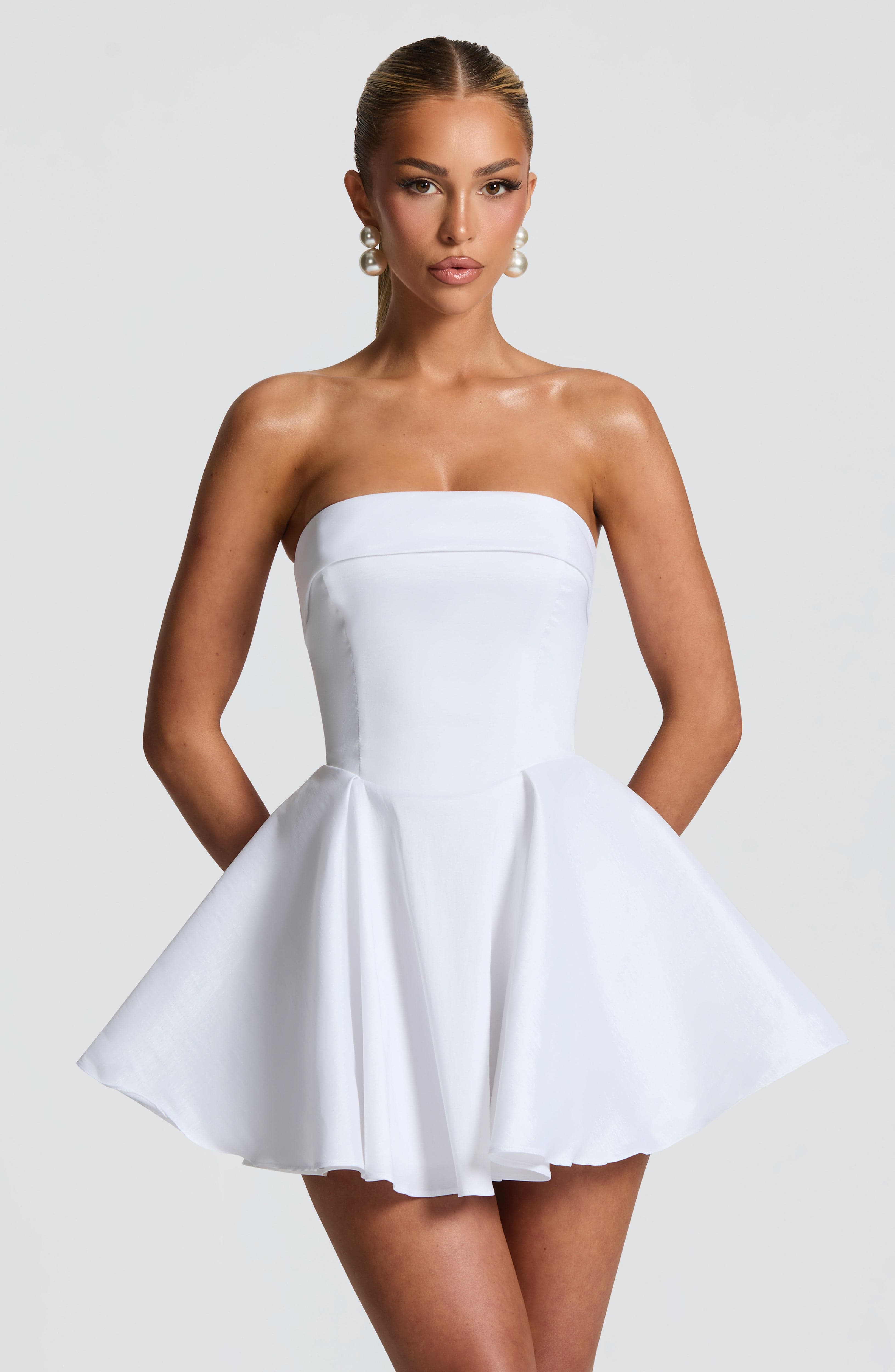 Emma Mini Dress - Ivory