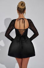 Daisy Mini Dress - Black