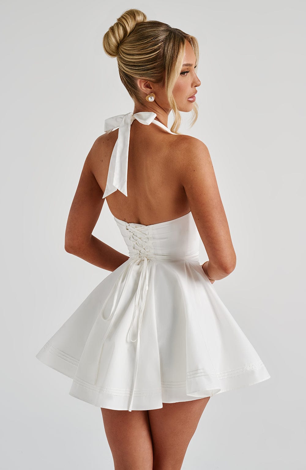 Freya Mini Dress - Ivory