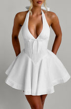 Freya Mini Dress - Ivory