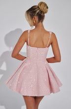 Chloe Mini Dress - Blush