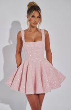 Chloe Mini Dress - Blush