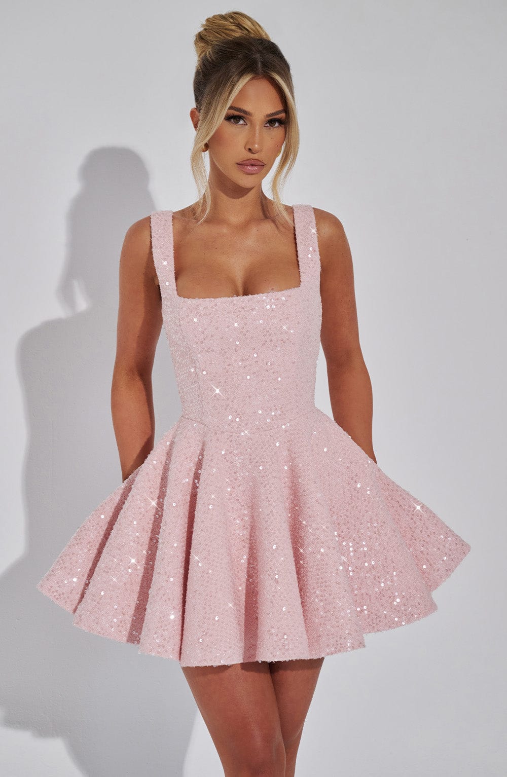 Chloe Mini Dress - Blush