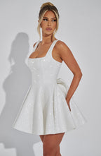 Chloe Mini Dress - Ivory