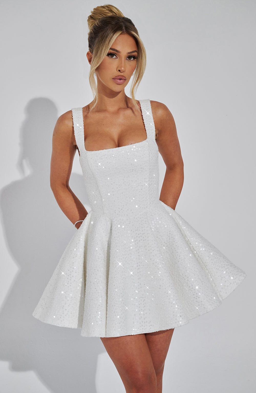 Chloe Mini Dress - Ivory