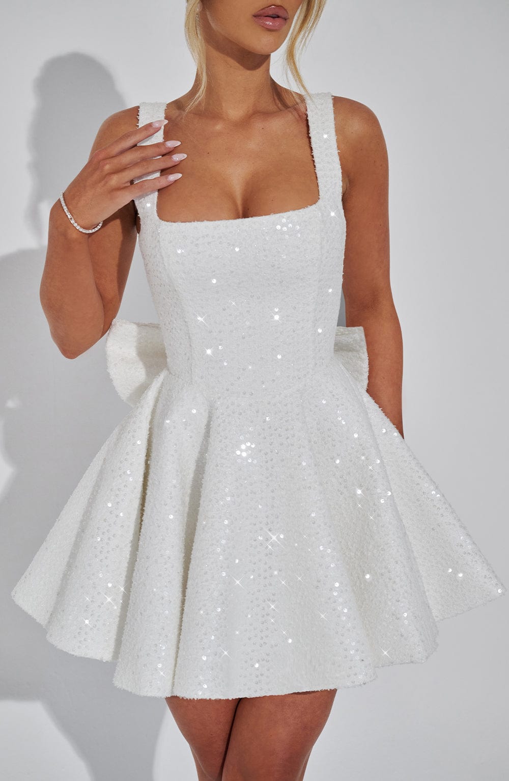 Chloe Mini Dress - Ivory