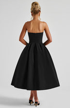 Gemma Midi Dress - Black
